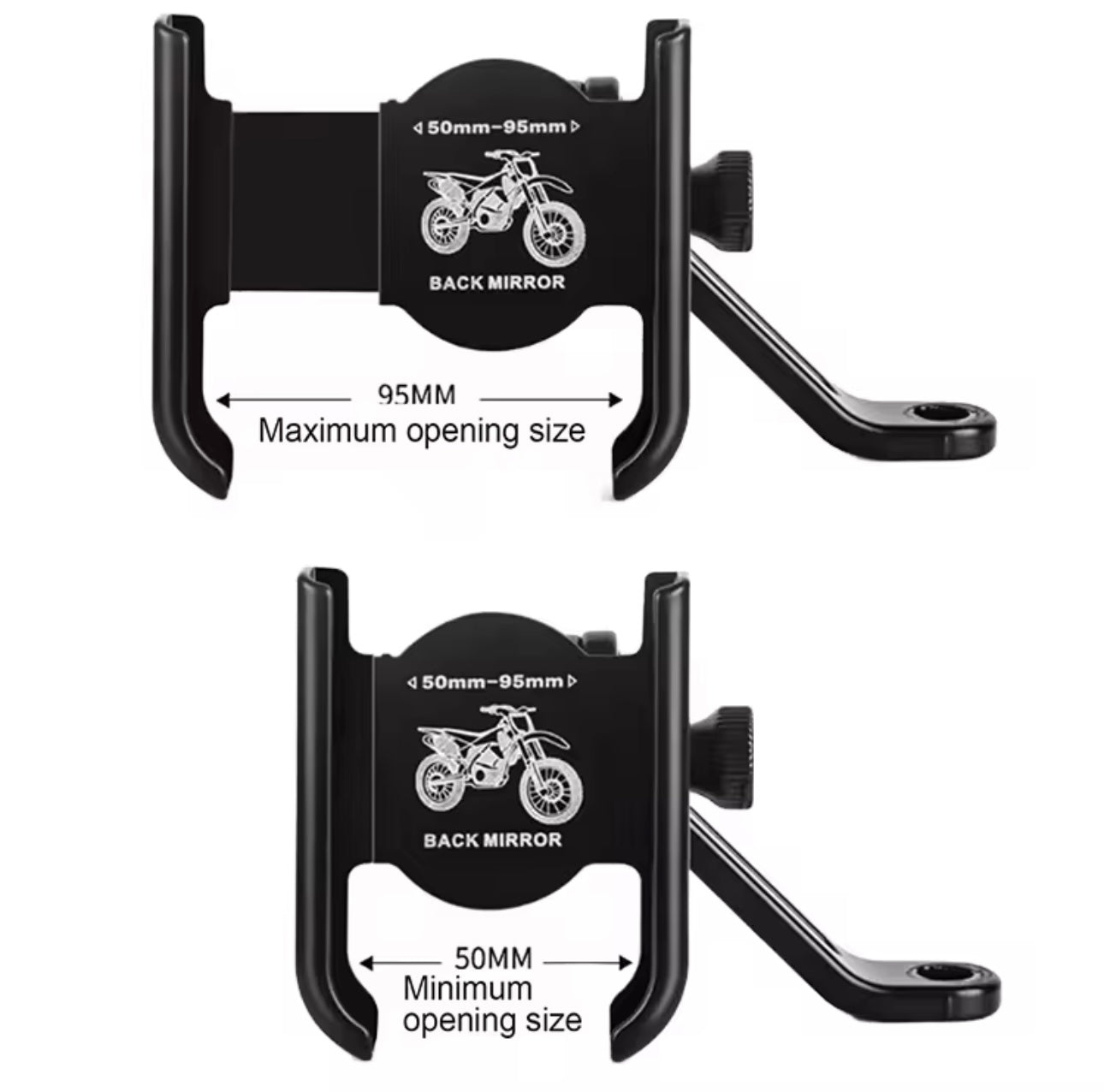 Handlebar Stand Mount Bracket Bicycle Phone Holder 360
Bike Mobile Stand Phone Mount for Motorcycle