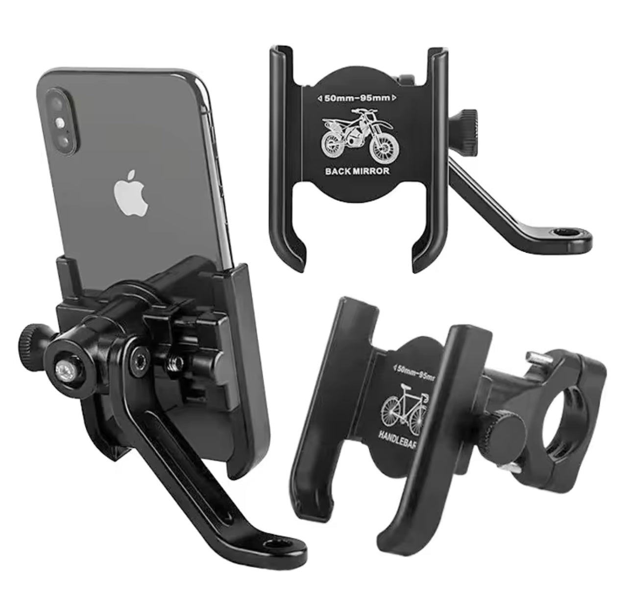 Handlebar Stand Mount Bracket Bicycle Phone Holder 360
Bike Mobile Stand Phone Mount for Motorcycle