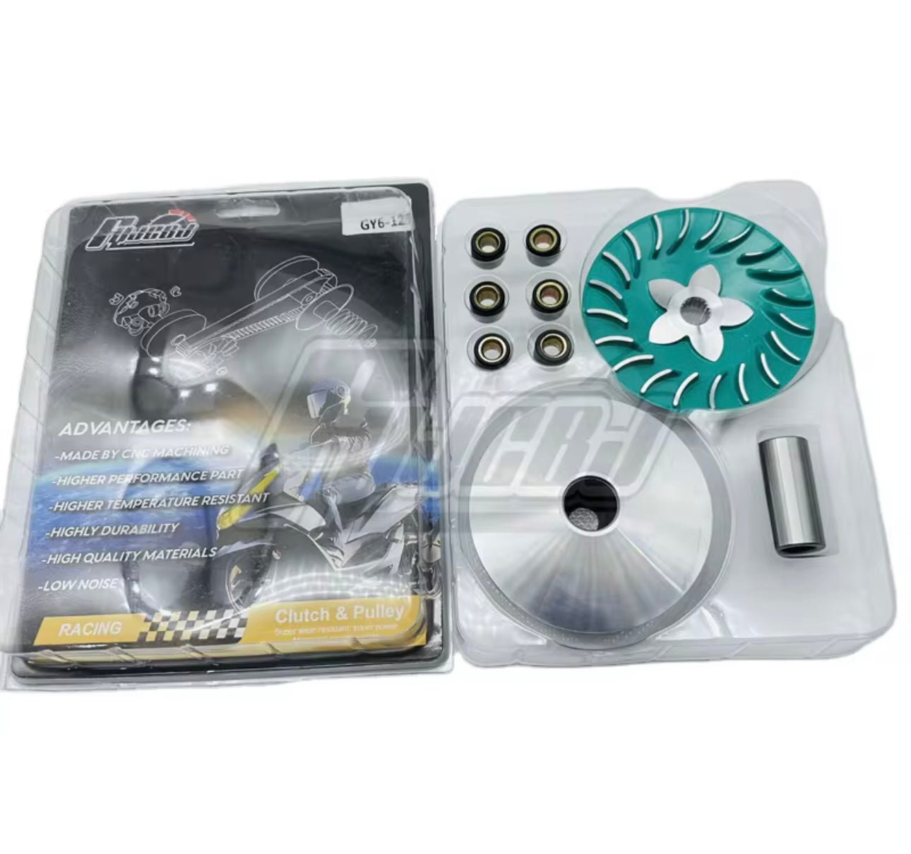 Racing Motorcycle Parts Scooter Variator Kit With Roller Weights Drive Face Pulley for KYMCO Gy6125 150cc