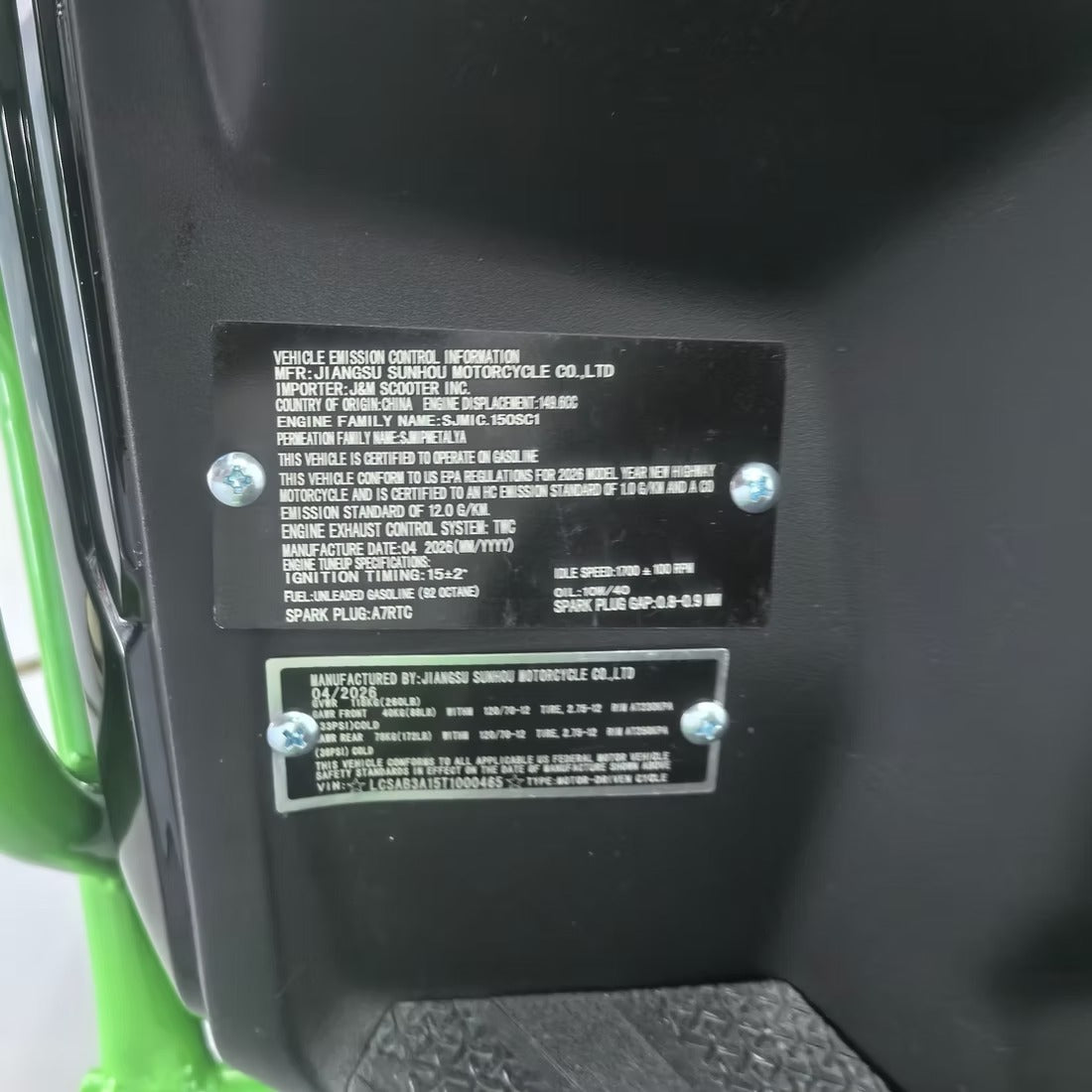 TANK DEFENDER 150 Scooter